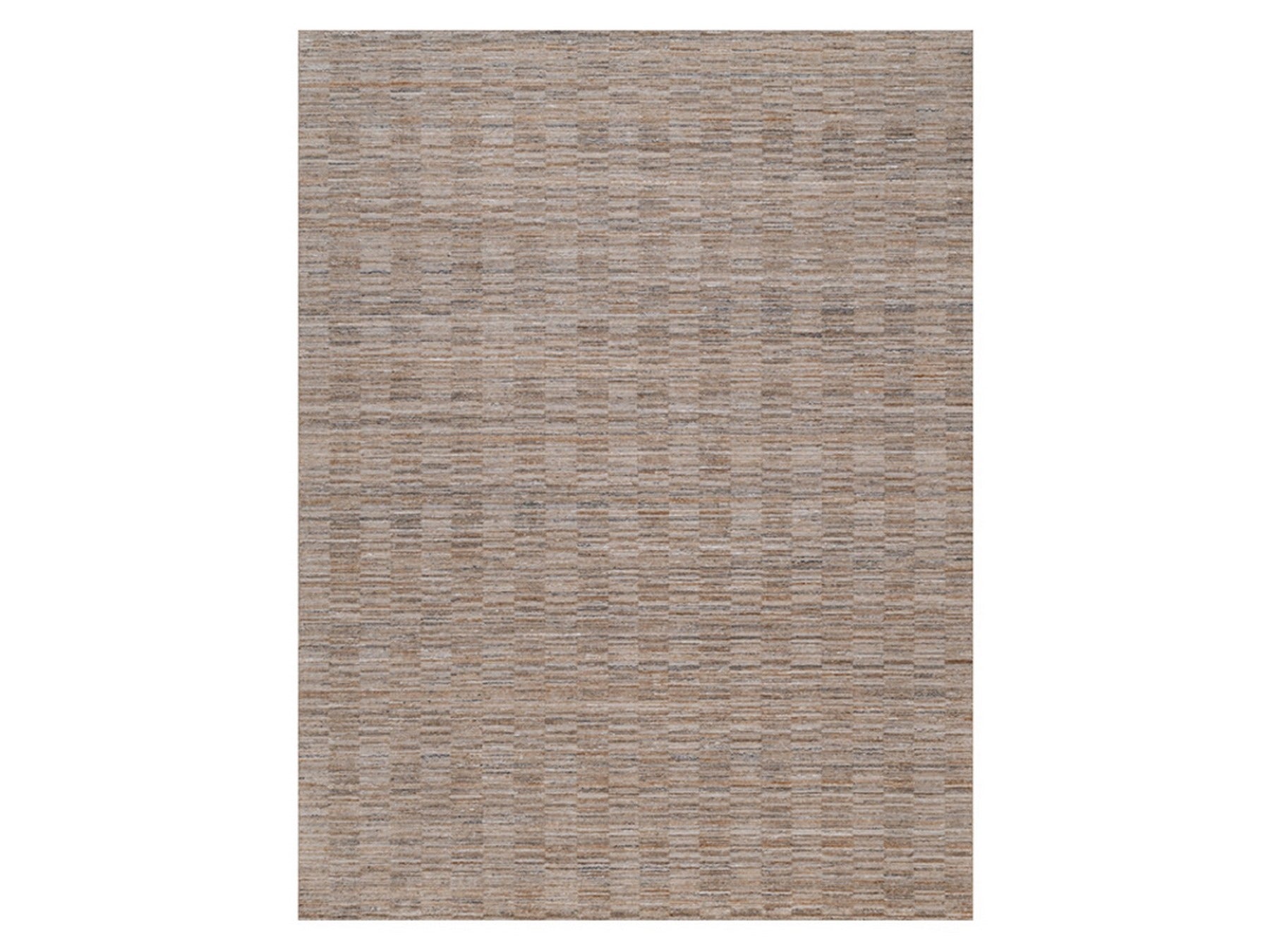 Brown 9'1" x 12'1" Modern and Contemporary Handloom Polyester Rug - Sku: O092183
