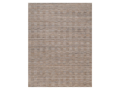 Brown 9'1" x 12'1" Modern and Contemporary Handloom Polyester Rug - Sku: O092183