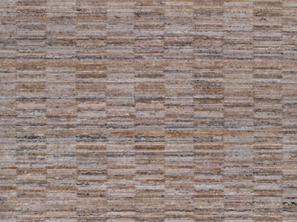 Brown 9'1" x 12'1" Modern and Contemporary Handloom Polyester Rug - Sku: O092183