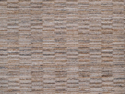 Brown 12'1" x 15'0" Modern and Contemporary Handloom Polyester Rug - Sku: O092186