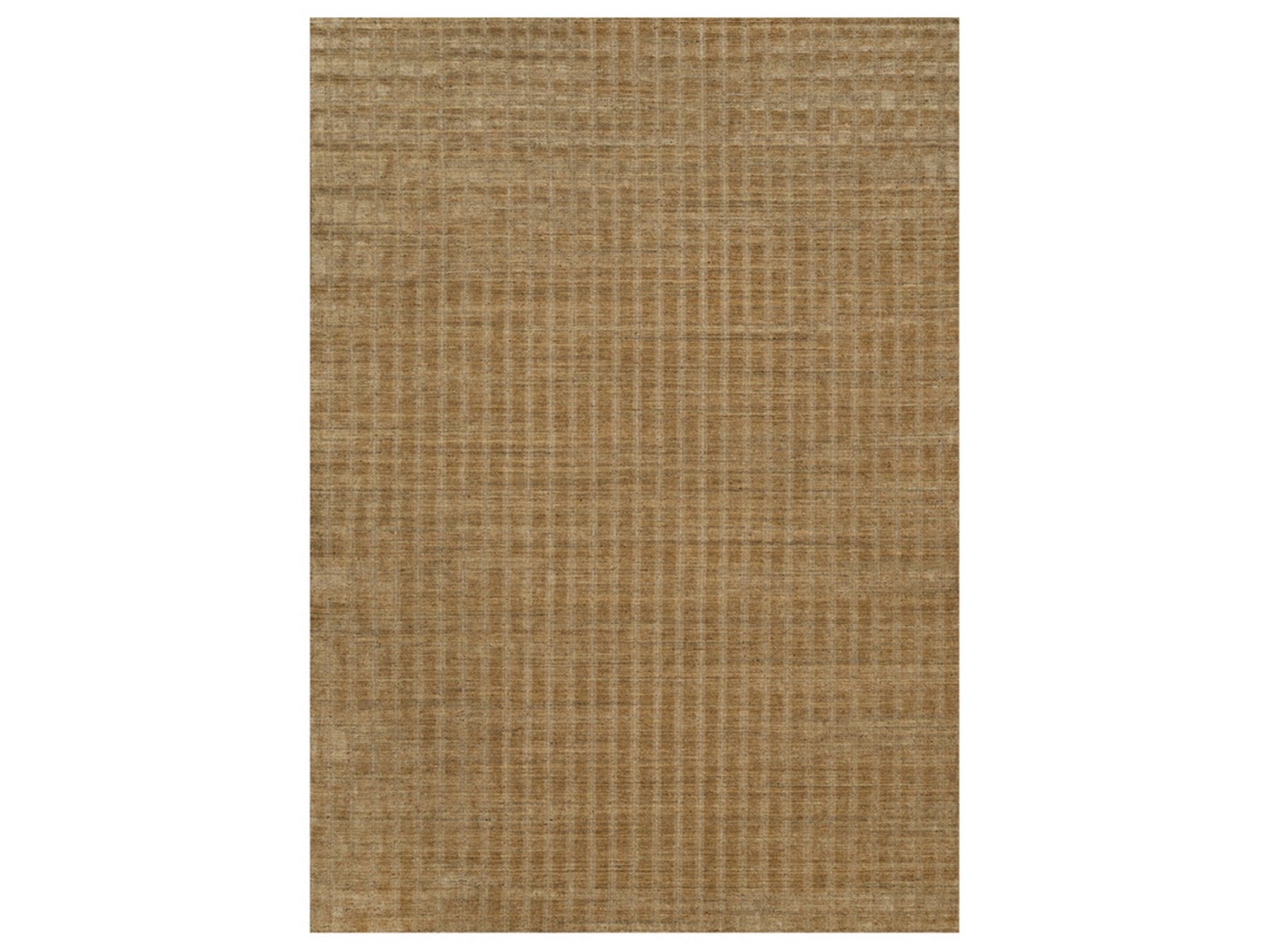 Brown 9'11" x 14'0" Modern and Contemporary Handloom Wool Rug - Sku: O092192