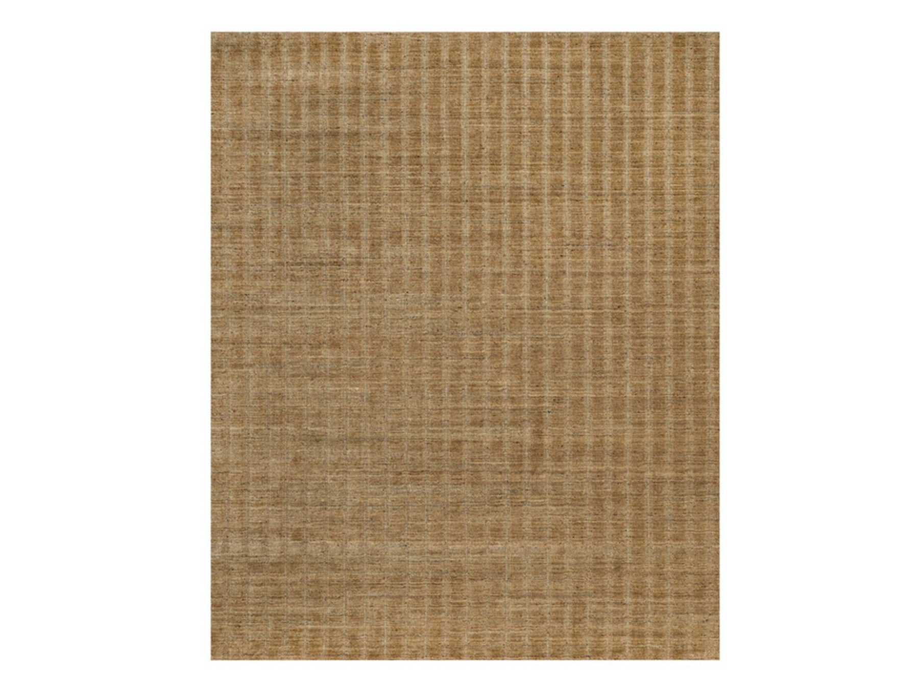 Brown 8'1" x 10'0" Modern and Contemporary Handloom Wool Rug - Sku: O092193