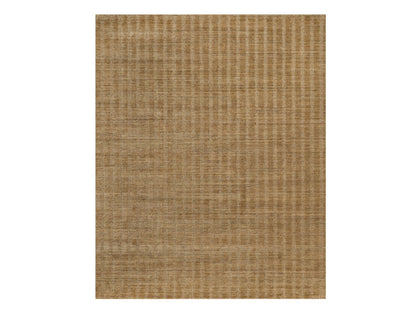 Brown 8'1" x 10'0" Modern and Contemporary Handloom Wool Rug - Sku: O092193
