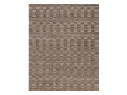Brown 8'0" x 10'0" Modern and Contemporary Handloom Polyester Rug - Sku: O092197