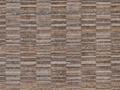 Brown 8'0" x 10'0" Modern and Contemporary Handloom Polyester Rug - Sku: O092197