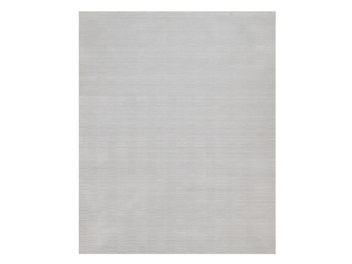 Modern / Contemporary hand-knotted polyester rug in Ivory, 8'2" x 10'1" — SKU O092203