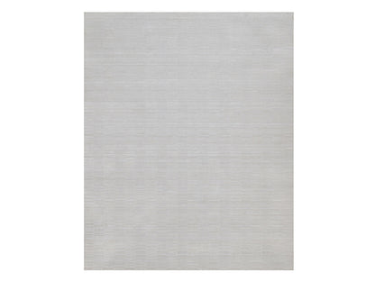 Modern / Contemporary hand-knotted polyester rug in Ivory, 8'2" x 10'1" — SKU O092203