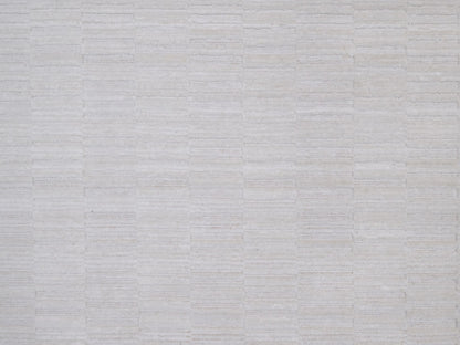Modern / Contemporary hand-knotted polyester rug in Ivory, 8'2" x 10'1" — SKU O092203 (view 8)