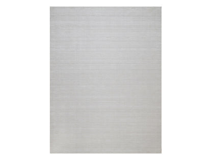 Modern / Contemporary hand-knotted polyester rug in Ivory, 9'1" x 12'1" — SKU O092205