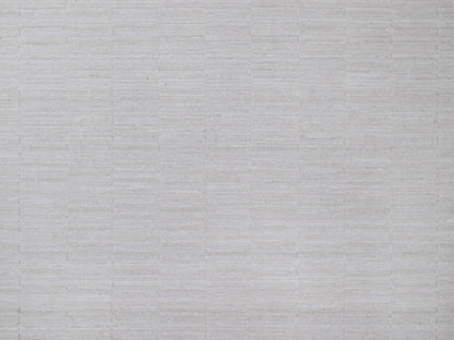 Modern / Contemporary hand-knotted polyester rug in Ivory, 9'1" x 12'1" — SKU O092205 (view 8)
