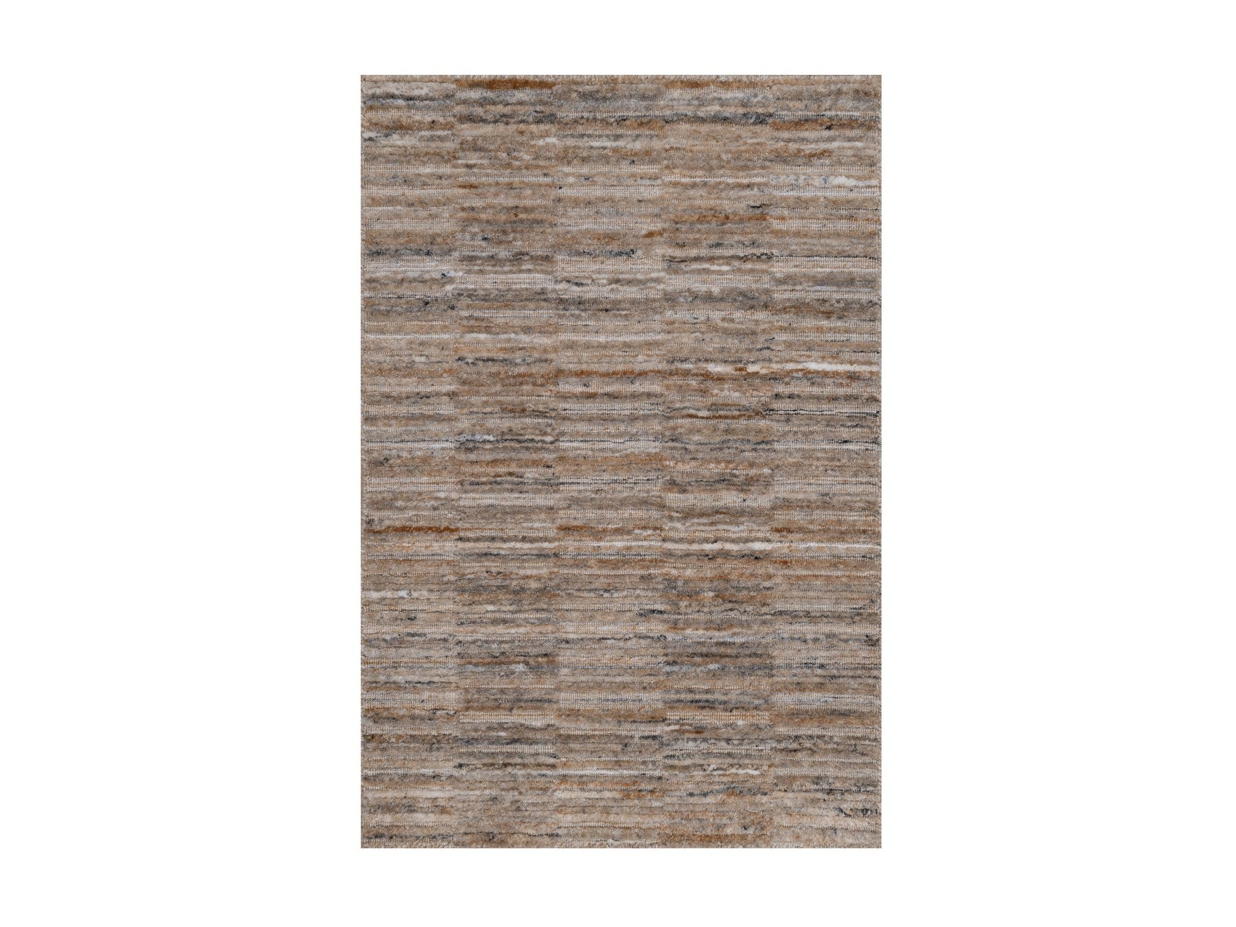 Brown 2'0" x 3'0" Modern and Contemporary Handloom Polyester Rug - Sku: O092209