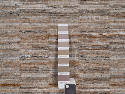 Brown 2'0" x 3'0" Modern and Contemporary Handloom Polyester Rug - Sku: O092209
