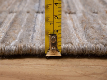 Brown 2'0" x 3'0" Modern and Contemporary Handloom Polyester Rug - Sku: O092209