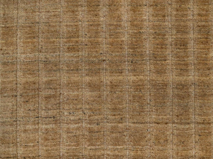 Brown 6'0" x 6'0" Modern and Contemporary Handloom Wool Rug - Sku: O092213