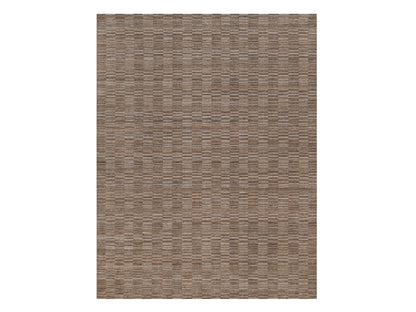 Brown 9'1" x 12'0" Modern and Contemporary Handloom Polyester Rug - Sku: O092230