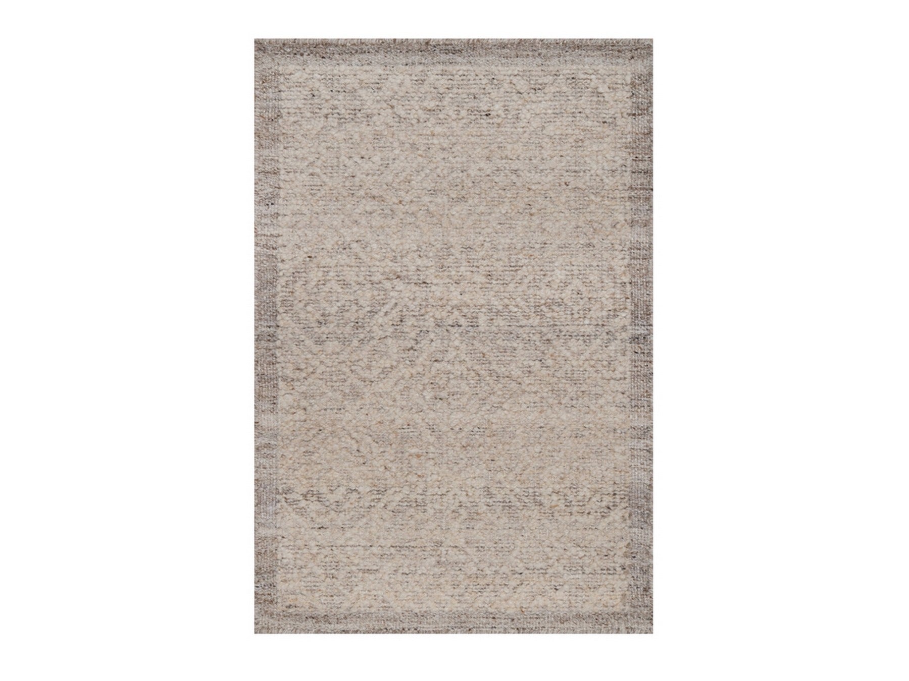 Brown 2'0" x 3'1" Modern and Contemporary Hand knotted Wool Rug - Sku: O092237