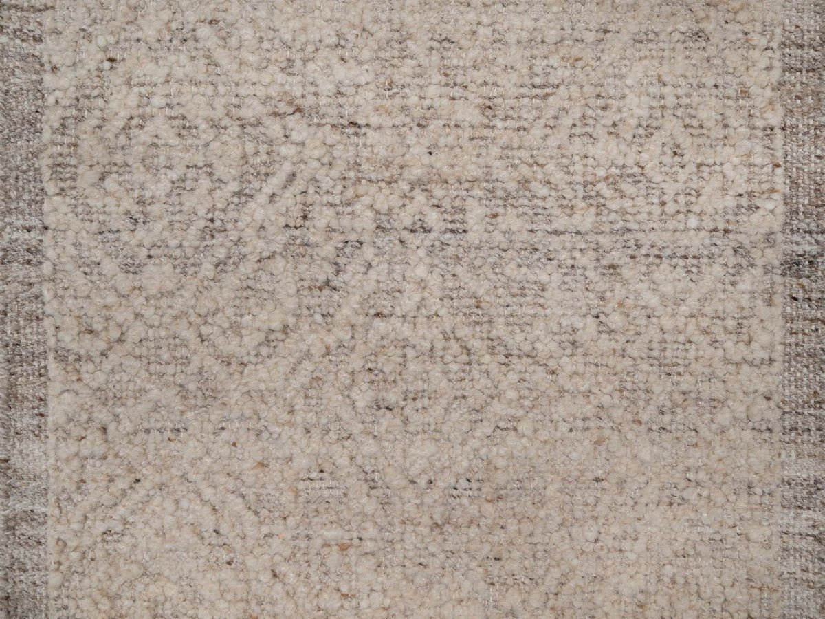 Modern / Contemporary hand-knotted wool rug in Brown, 2' x 3'1" — SKU O092237 (view 5)