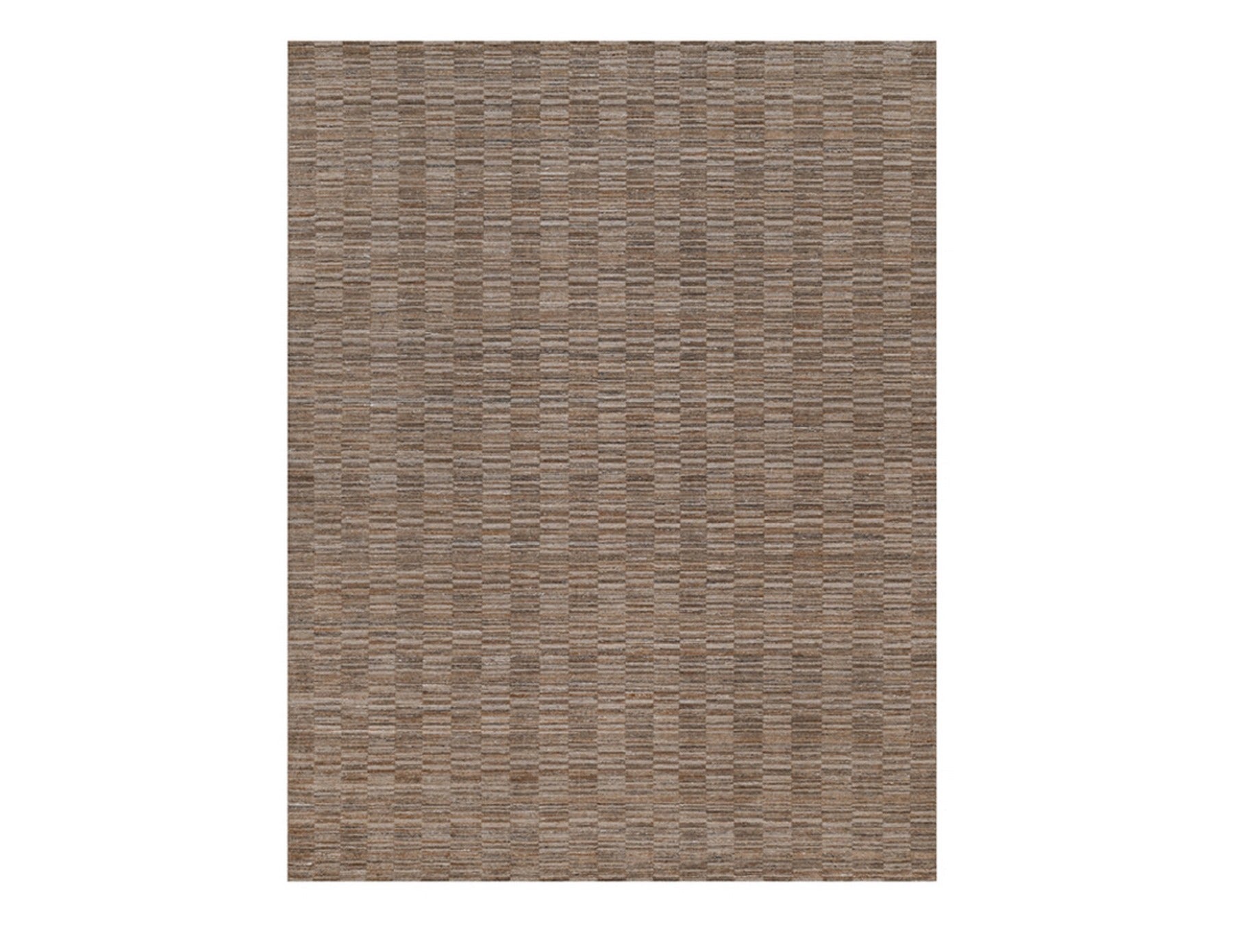 Brown 9'1" x 12'0" Modern and Contemporary Handloom Polyester Rug - Sku: O092238