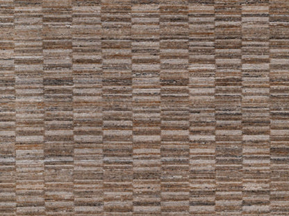 Brown 9'1" x 12'0" Modern and Contemporary Handloom Polyester Rug - Sku: O092238