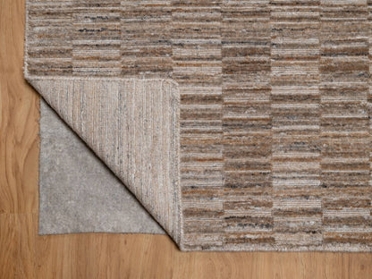 Brown 10'2" x 14'0" Modern and Contemporary Handloom Polyester Rug - Sku: O092242