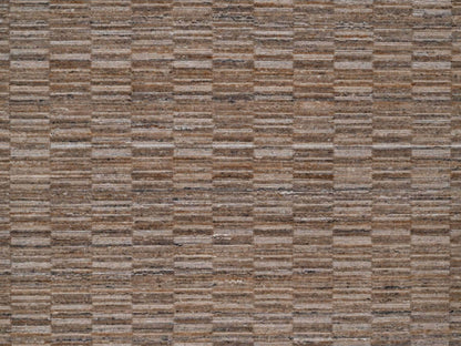 Brown 10'2" x 14'0" Modern and Contemporary Handloom Polyester Rug - Sku: O092242