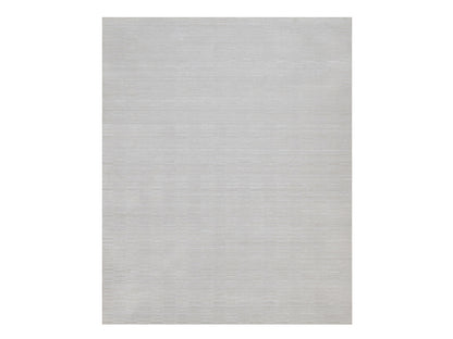 Modern / Contemporary hand-knotted polyester rug in Ivory, 8' x 10' — SKU O092244