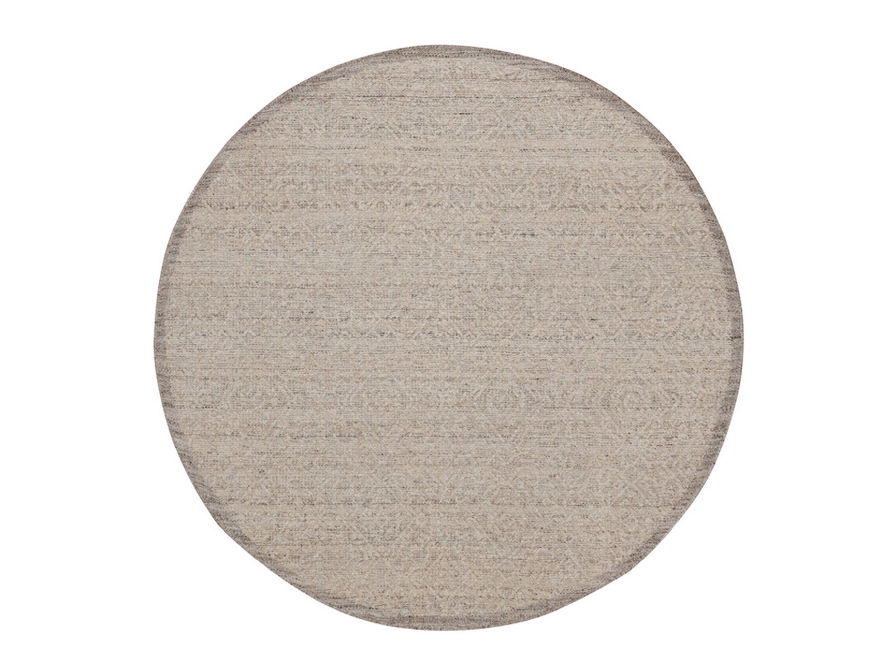 Brown 5'10" x 5'10" Modern and Contemporary Hand knotted Wool Rug - Sku: O092245