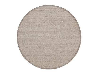 Modern / Contemporary hand-knotted wool rug in Brown, 5'10" x 5'10" — SKU O092245