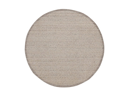 Modern / Contemporary hand-knotted wool rug in Brown, 5'11" x 5'11" — SKU O092246