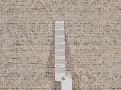 Brown 5'11" x 5'11" Modern and Contemporary Hand knotted Wool Rug - Sku: O092246