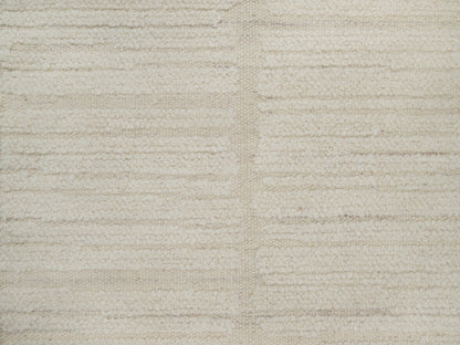 Modern / Contemporary hand-knotted wool runner in Ivory, 2'7" x 11'11" — SKU O092247 (view 5)
