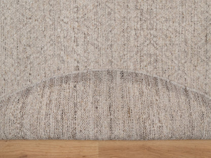 Brown 5'1" x 5'1" Modern and Contemporary Hand knotted Wool Rug - Sku: O092254