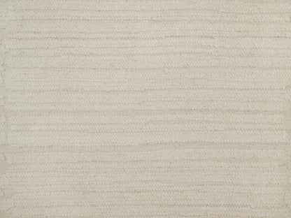 Modern / Contemporary hand-knotted wool rug in Ivory, 5' x 5' — SKU O092259 (view 5)