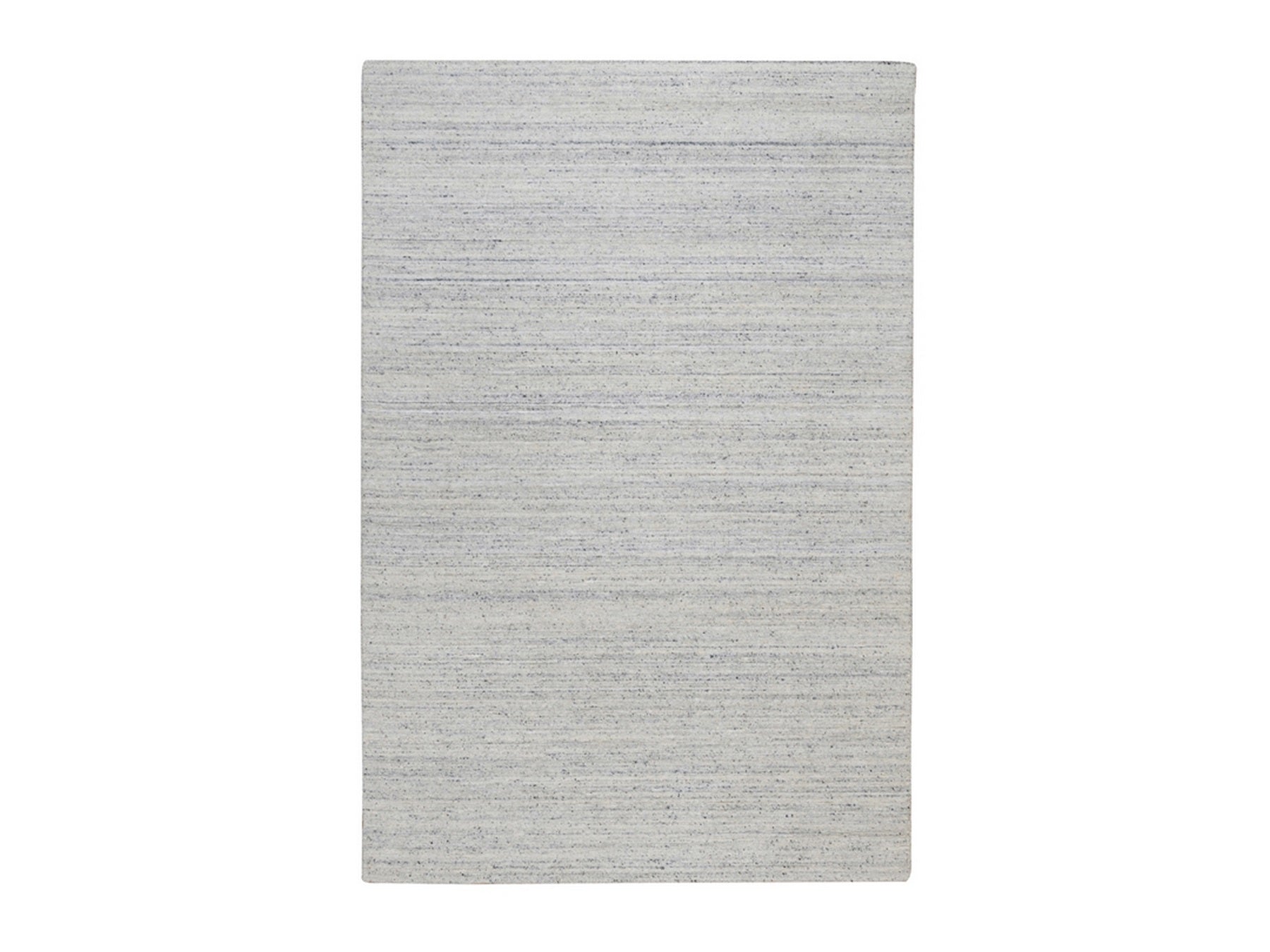 Grey 6'1" x 9'1" Modern and Contemporary Handloom Wool Rug - Sku: O092268