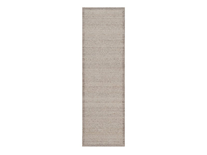 Brown 2'6" x 8'0" Modern and Contemporary Hand knotted Wool Rug - Sku: O092274