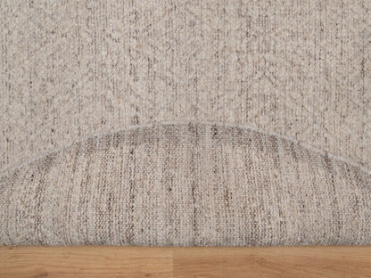 Brown 5'0" x 5'0" Modern and Contemporary Hand knotted Wool Rug - Sku: O092275