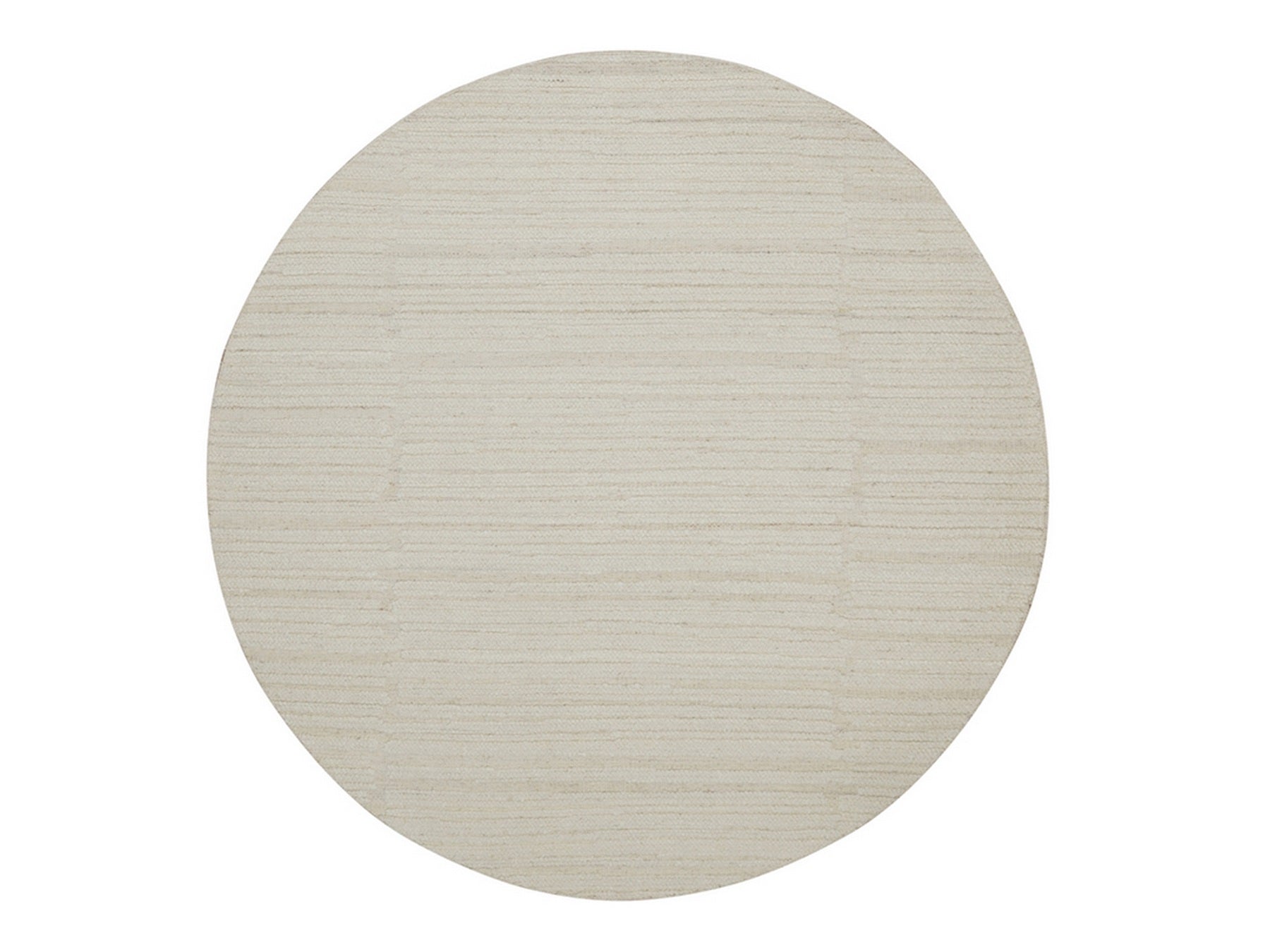 Ivory 6'0" x 6'0" Modern and Contemporary Hand knotted Wool Rug - Sku: O092277