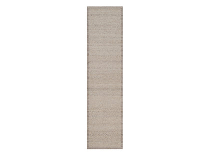 Brown 2'5" x 10'0" Modern and Contemporary Hand knotted Wool Rug - Sku: O092281