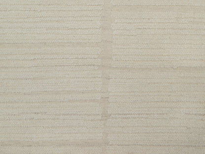 Modern / Contemporary hand-knotted wool rug in Ivory, 8' x 8' — SKU O092295 (view 8)