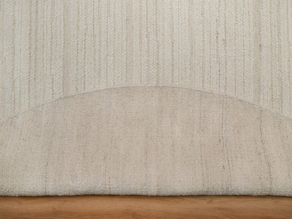 Modern / Contemporary hand-knotted wool rug in Ivory, 8' x 8' — SKU O092296 (view 4)