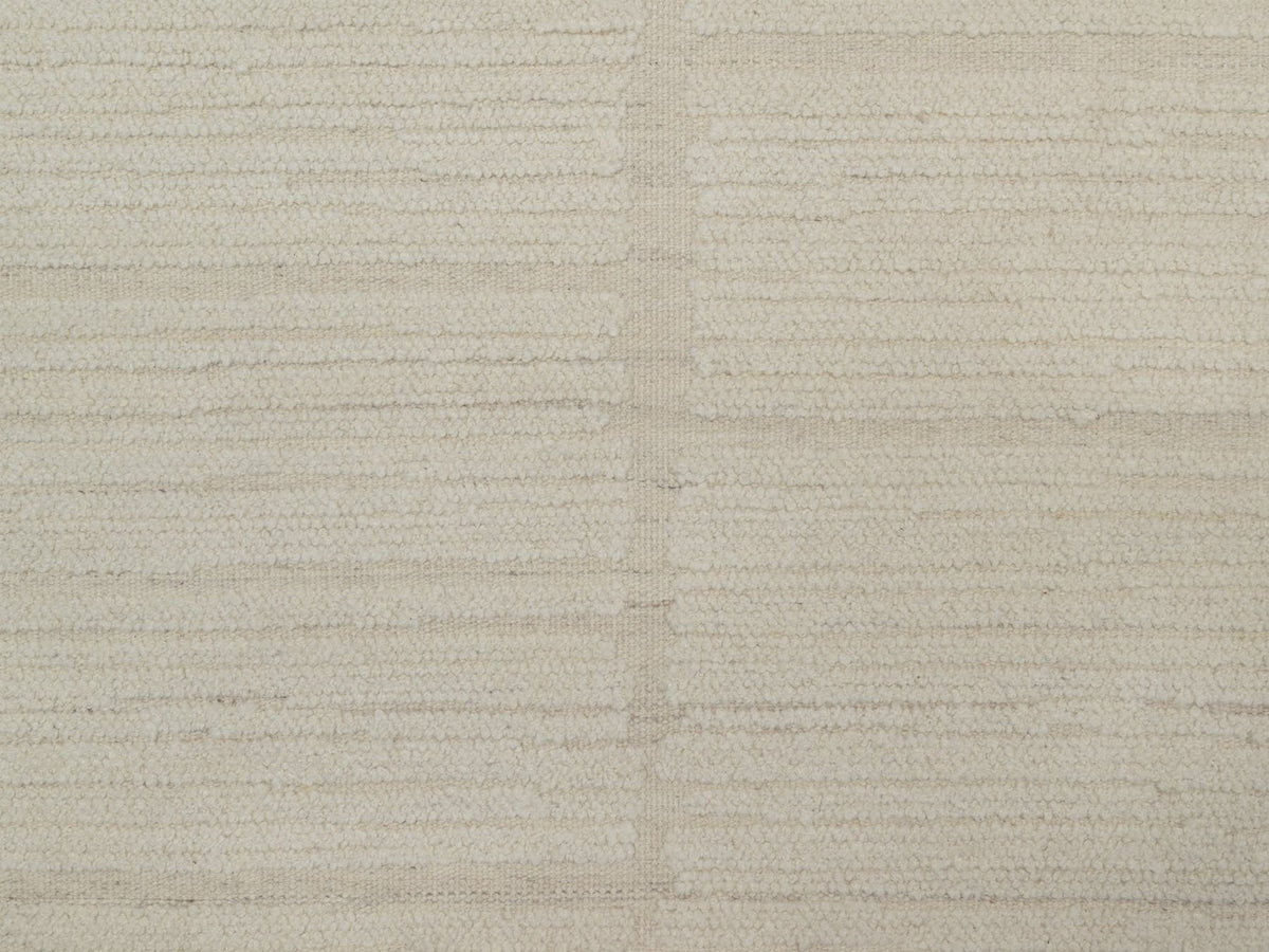 Modern / Contemporary hand-knotted wool rug in Ivory, 8' x 8' — SKU O092296 (view 8)