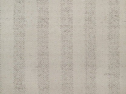 Modern / Contemporary hand-knotted wool rug in Ivory & Chocolate Brown, 7'9" x 7'9" — SKU O092298 (view 8)