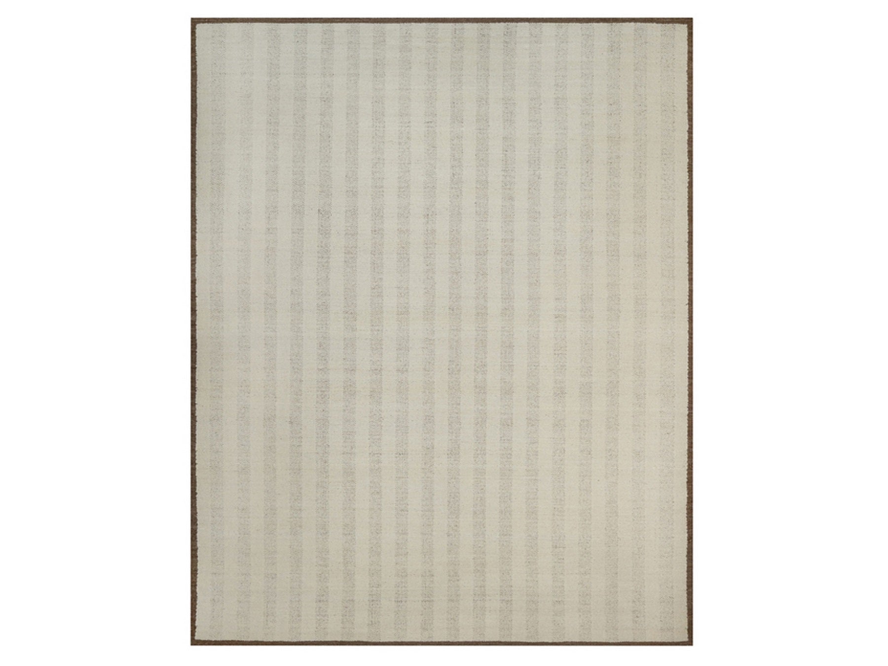 Ivory 12'0" x 14'11" Modern and Contemporary Hand knotted Wool Rug - Sku: O092301