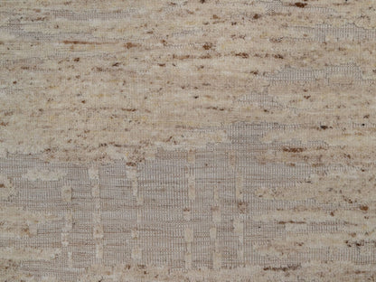 Modern / Contemporary hand-knotted wool rug in Ivory, 6' x 6' — SKU O092310 (view 5)