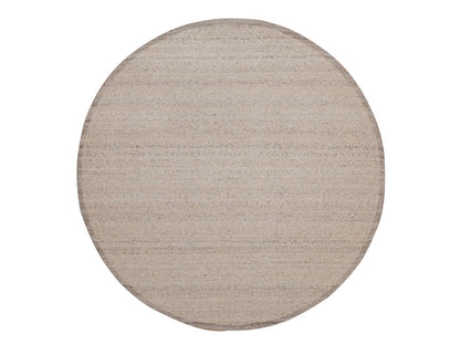 Brown 7'10" x 7'10" Modern and Contemporary Hand knotted Wool Rug - Sku: O092314