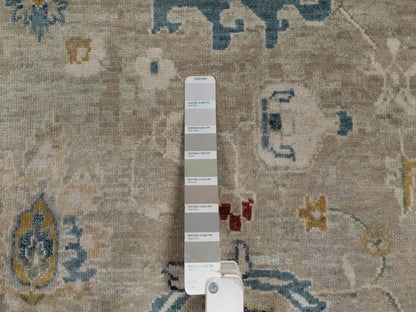 Oushak Oushak hand-knotted wool rug in Gray, 2' x 3' — SKU O092320 (view 4)