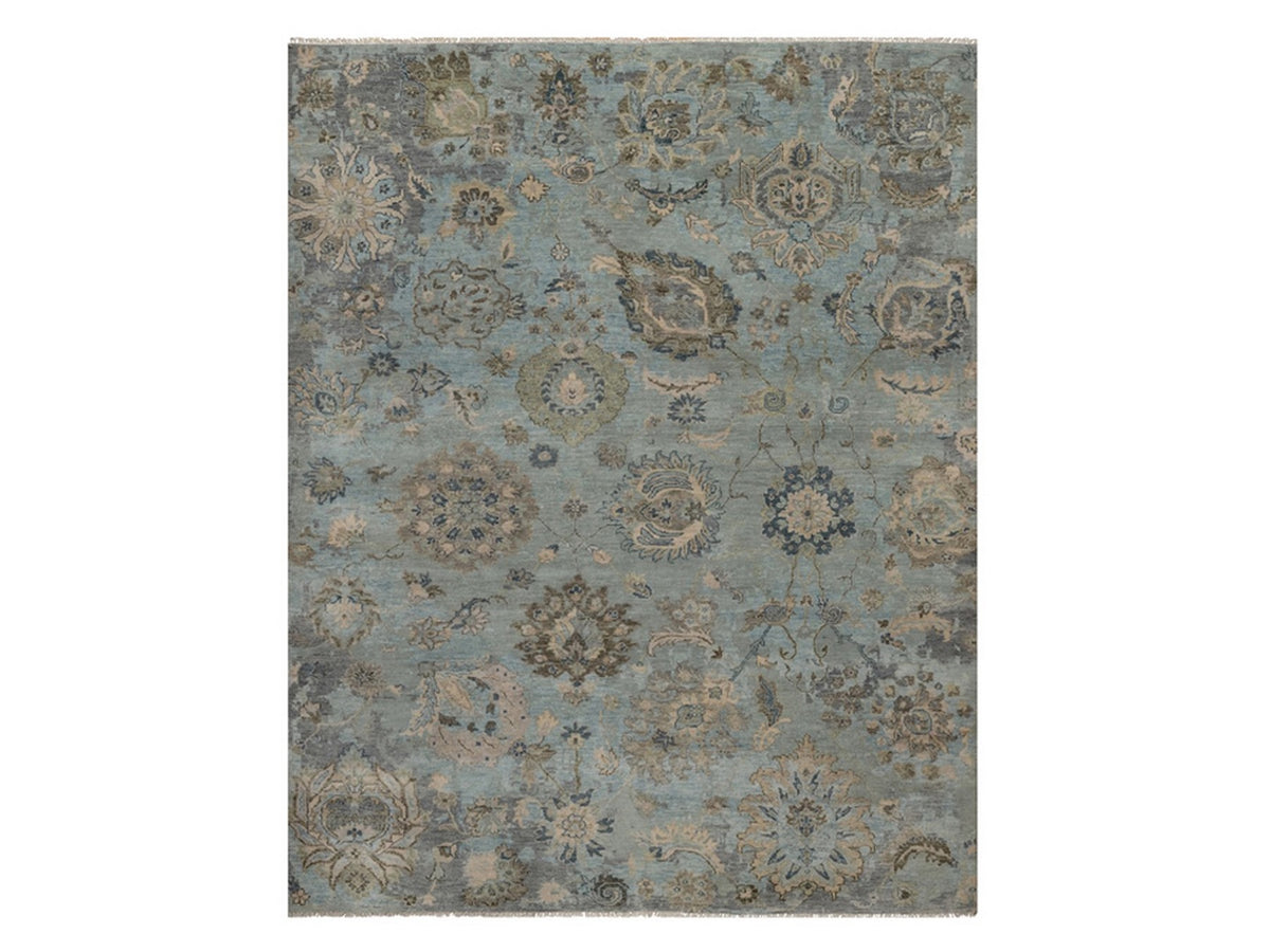 Oushak Oushak hand-knotted wool rug in Gray, 8' x 10'1" — SKU O092330