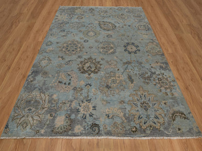 Oushak Oushak hand-knotted wool rug in Gray, 8' x 10'1" — SKU O092330 (view 2)