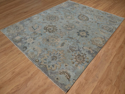 Oushak Oushak hand-knotted wool rug in Gray, 8' x 10'1" — SKU O092330 (view 3)