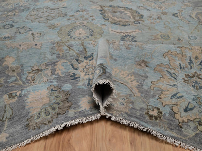 Oushak Oushak hand-knotted wool rug in Gray, 8' x 10'1" — SKU O092330 (view 5)